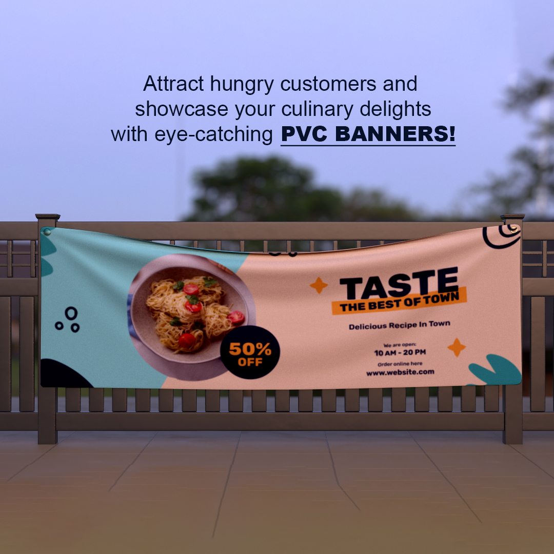 VegaprintLtd's tweet image. Attract hungry customers and showcase your culinary delights with eye-catching PVC banners! Perfect for indoor or outdoor use.
Shop Now: shorturl.at/dzdAx
WhatsApp: 07507 797217

#banner #GraphicDesign #vegaprint #PrintOnDemand