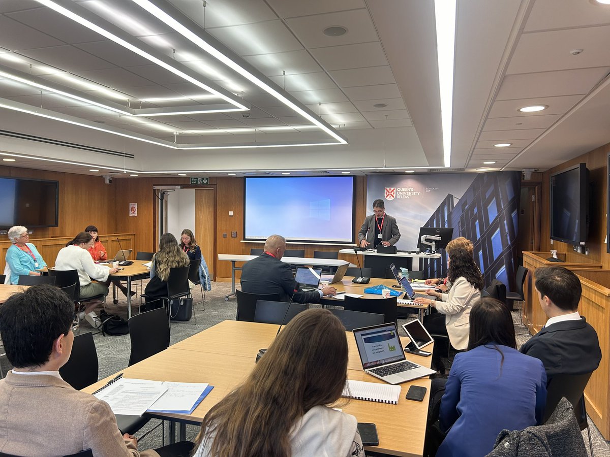 Great start to this International Conference on Agricultural Pesticides and Food Sustainability <a href="/AleGuida88/">Alessandra Guida</a> <a href="/qubschooloflaw/">QUB School of Law</a>