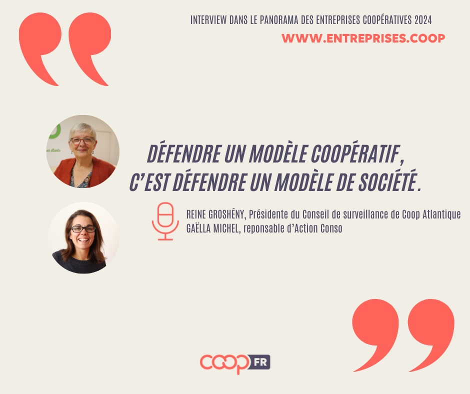 CoopFR's tweet image. Journée internationale des coopératives #CoopsDay,  6 juillet 2024 « 𝙇𝙚𝙨 𝙘𝙤𝙤𝙥𝙚́𝙧𝙖𝙩𝙞𝙫𝙚𝙨  𝙘𝙤𝙣𝙨𝙩𝙧𝙪𝙞𝙨𝙚𝙣𝙩 𝙪𝙣 𝙖𝙫𝙚𝙣𝙞𝙧 𝙢𝙚𝙞𝙡𝙡𝙚𝙪𝙧 𝙥𝙤𝙪𝙧  𝙩𝙤𝙪𝙨 »
🎙 C’est la conviction de 𝗥𝗲𝗶𝗻𝗲 𝗚𝗿𝗼𝘀𝗵𝗲́𝗻𝘆, Présidente du Conseil de surveillance de…