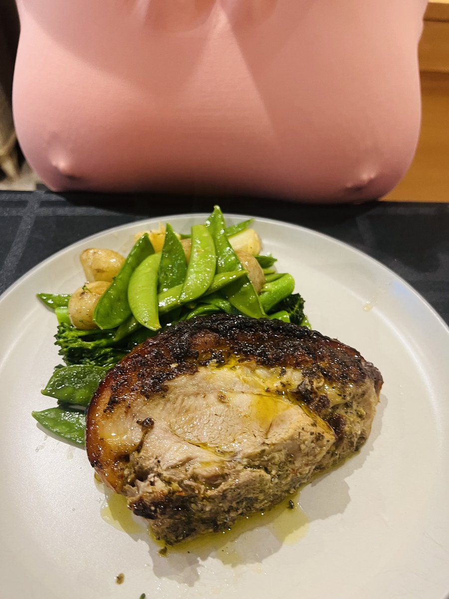 Fab pork dinner... spoilt