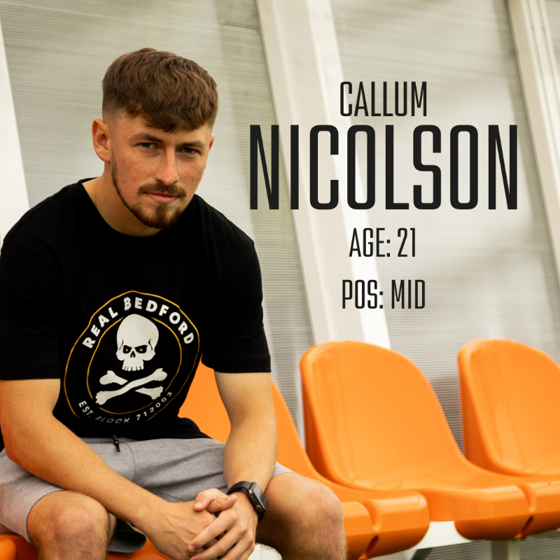 realbedford's tweet photo. 👋 Welcome, Callum

We've signed midfielder @callumnicolson7 from AFC Dunstable!

Read more 👇
