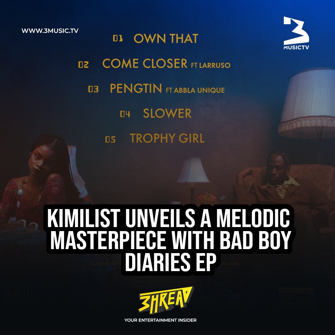 3musicnetworks's tweet photo. 🚨📰: Kimilist unveils a melodic masterpiece with BAD BOY DIARIES EP
Link to full story here 👇
🔗:https://t.co/67U150GP2b

#3MusicTV https://t.co/Iti1OrnLuO