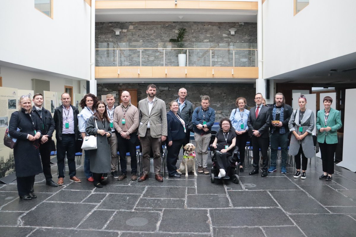 TheBarofIreland's tweet photo. The Bar of Ireland was delighted to host a group of students from the @KingsInns Diploma in Legal Studies course. They were given a guided tour of the Legal Research Centre and the Four Courts, before hearing from two barristers in their second year in practice about life at the Bar.

We look forward to seeing many of you at the Bar one day in the future.
