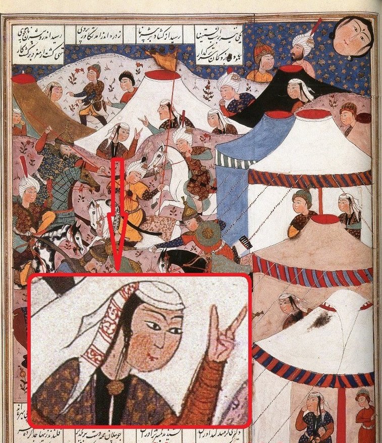 Grey Wolf gesture is a symbol of the Turkic peoples for thousands of years. No one can demonize the heritage of hundreds of millions people. 🐺