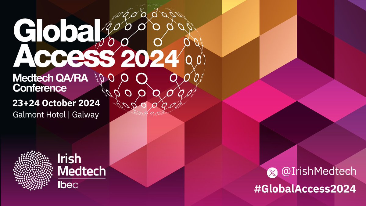 #GlobalAccess is Ireland’s leading quality and regulatory medtech conference which aims to help the medtech community stay ahead of the latest global trends, gain actionable insights, and connect to share best practice in QA/RA.

Find out more here globalaccess.ie