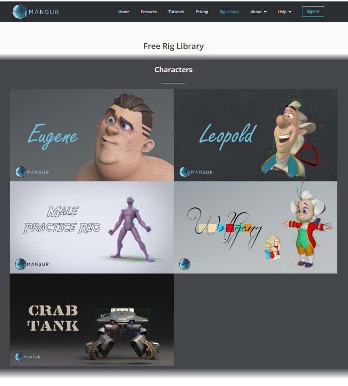 Mansur-Rig is now FREE!
mansur-rig.com

Starting today, Mansur-Rig is free and unlimited.

The only requisite for using Mansur-Rig is user registration on the web app, installation, and activation in Maya. Registration is free of charge.