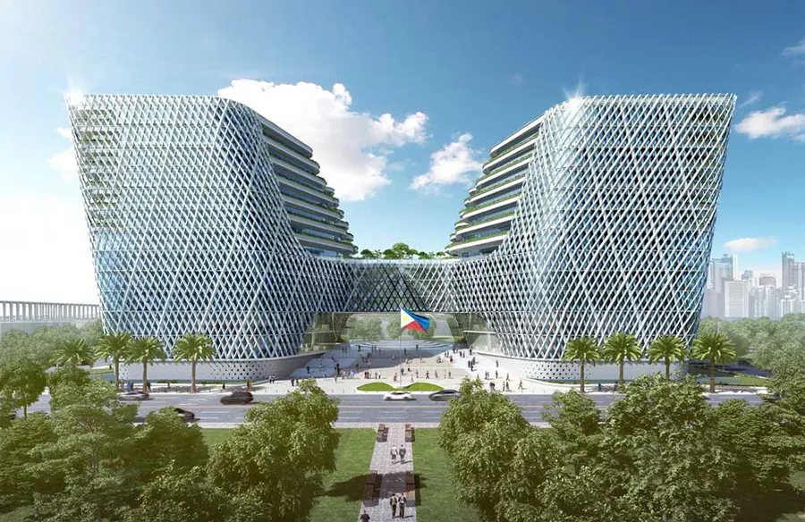 IvanAtHome's tweet photo. My main criticism of the new Philippine Senate building isn't even its cost and size (it can house 60+ senators despite the PH Senate only having 24 members and people blocking moves to expand it).

I hate it because it looks like a modernist abomination that screams more like a new luxury hotel-casino complex or a high-end shopping-mall than the Senate of the Republic. The architects should have added Neo-Classical or Neo-Renaissance touches and taken inspiration from Philippine pre-colonial and colonial architecture to better reflect the majesty of our history instead of creating a cold shell of glass and metal.

Government important buildings should be built with a sense of history, knowing that they will be photographed and admired for decades if not centuries to come. That's why Manila City Hall, the National Museum and the palaces of Intramuros are landmarks that are admired - because they scream timeless history and are aesthetically pleasing. Government can and should create timeless beauty if they're going to dish out billions of pesos.