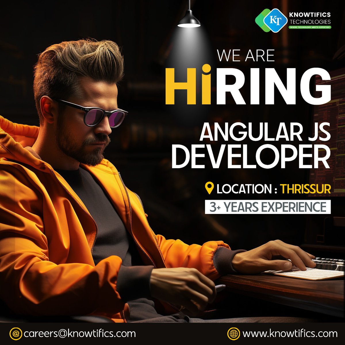 Knowtifics_MENA's tweet image. We Are Hiring 🙋🏻‍♀️

👩🏻‍💻Angular JS Developer
📍location : Thrissur
🚨 3+ years experience

Email : careers@knowtifics.com  
Website : Knowtifics.com
Contact - +91 9944427028 / +973 66788965   

#KnowtificsTechnologies #DigitalTransformation  #AngularJSDeveloper