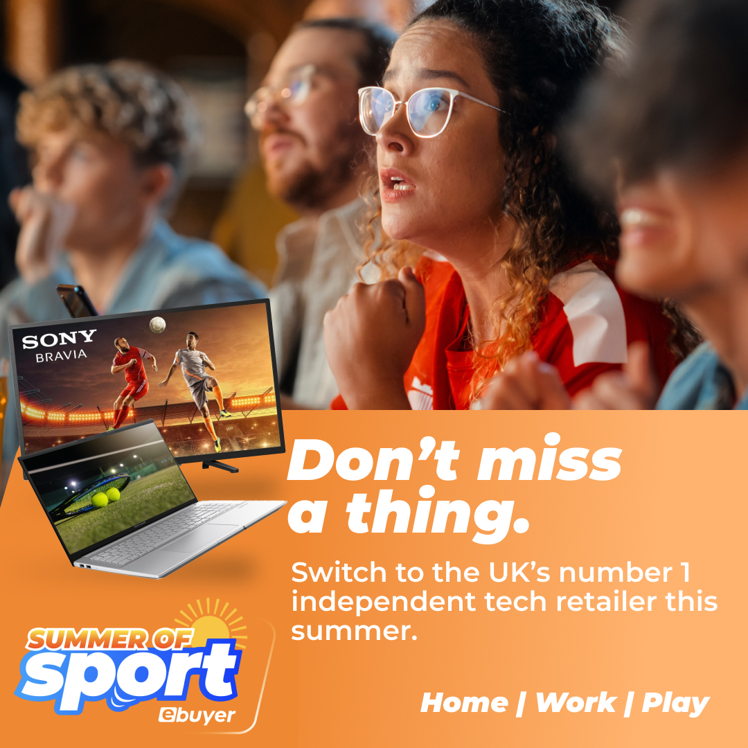 Ebuyer's tweet photo. It’s the England vs Switzerland game this Saturday ⚽

Don’t miss a moment of it with our range of 4K TVs, smartphones, and tablets. 

Score a great deal on your favourite tech brands at ebuyer today 👉 https://t.co/QQ8oprzghI

#englandgame #football #summerofsport https://t.co/B0S5hQZsM5