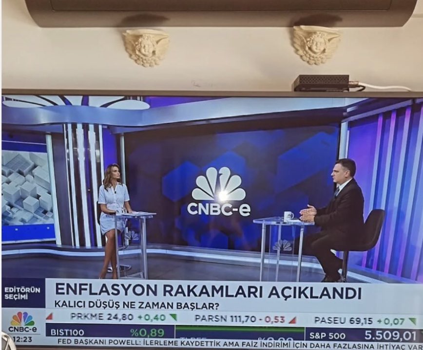 Tekrar CNBC-e…
Naz Özdeğirmenci ile çok keyifli bir program oldu…
#enflasyon