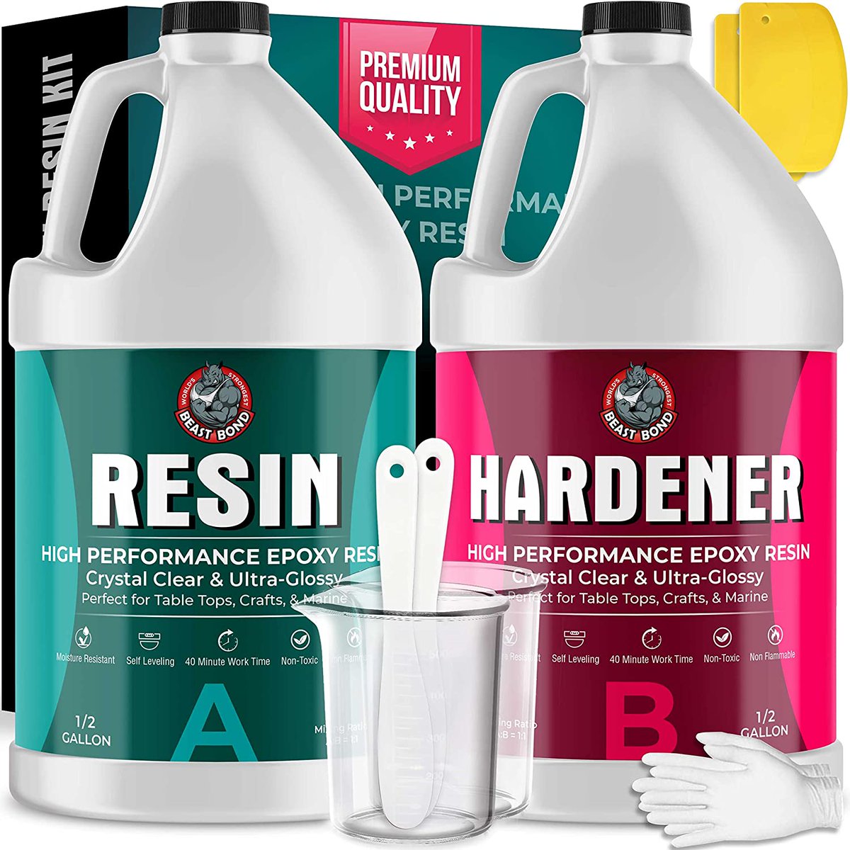 Discounttoday_'s tweet photo. Beast Bond Epoxy Resin Kit, 1 Gallon High-Performance Epoxy Resin, Self-Leveling, Crystal Clear and Ultra-Glossy, Perfect for Table Tops, Crafts
https://t.co/MmG1fltchl
#discounttoday #Epoxy https://t.co/g99sxv9Stc