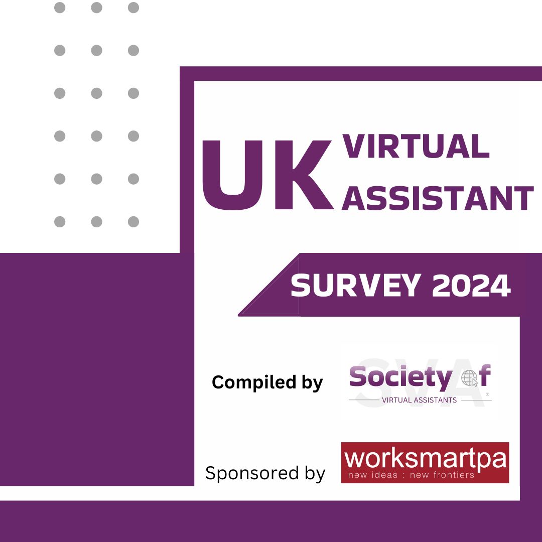 3 DAYS LEFT!!!
It's not too late to have your say in this year's UK VA Survey. 

Huge thanks in advance; we really do appreciate all your support.

The survey closes for submissions at midnight on 5th July 2024

societyofvirtualassistants.co.uk/uk-va-survey/