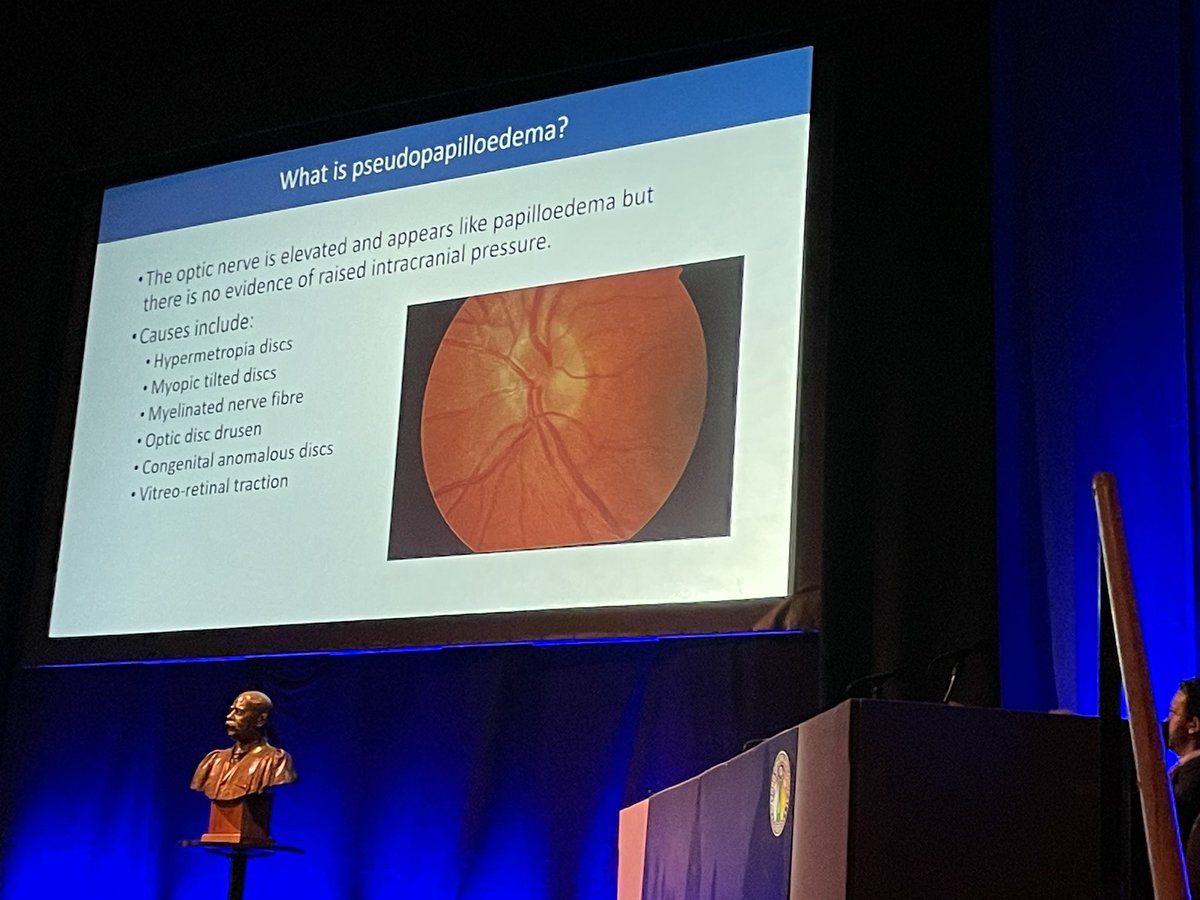 Prof Mollan guides us through clinical pearls to help differentiate and manage patients with disc swelling 
#OOC2024