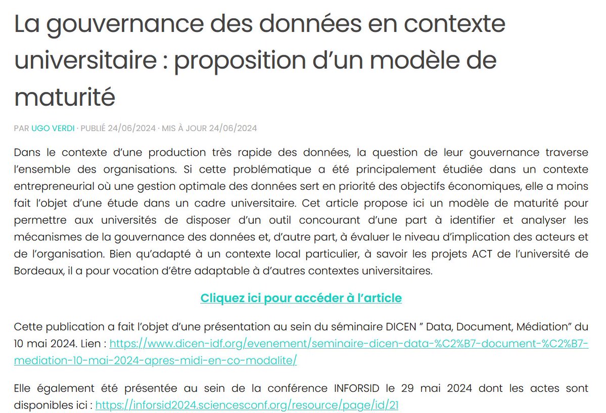 Aperçu : le carnet Hypothèses du projet GouD sur la  gouvernance des données en contexte universitaire
goud.hypotheses.org/notre-modele-d… @UgoVerdi  #researchdata <a href="/LelabMICA/">Mica_UBM</a> 
<a href="/UBMontaigne/">Université Bordeaux Montaigne</a>