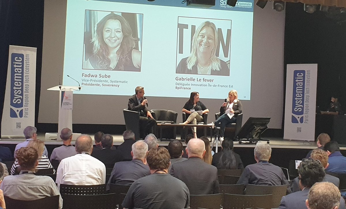 🤩 Festival "SO DEEP TECH  2024"    
>> So deep, So Tech #financements 
#deeptech = time to liquidity + long
les  modèles économiques sont différents versus ceux du digital, il s'agit d'utiliser de nouveaux dispositifs en considérant aussi les ressources des projets collaboratifs
