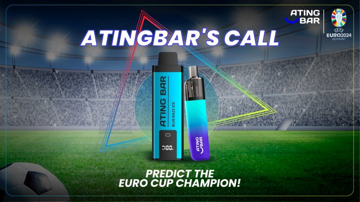 AtingbarVape's tweet photo. Jion us gift event:https://t.co/m822A65UpS
#EUROCup2024 #PredictAndWin #Atingbar #GiftEvent #EUROCupChampion #ContestAlert #FollowAndWin https://t.co/VS3VEi0shY