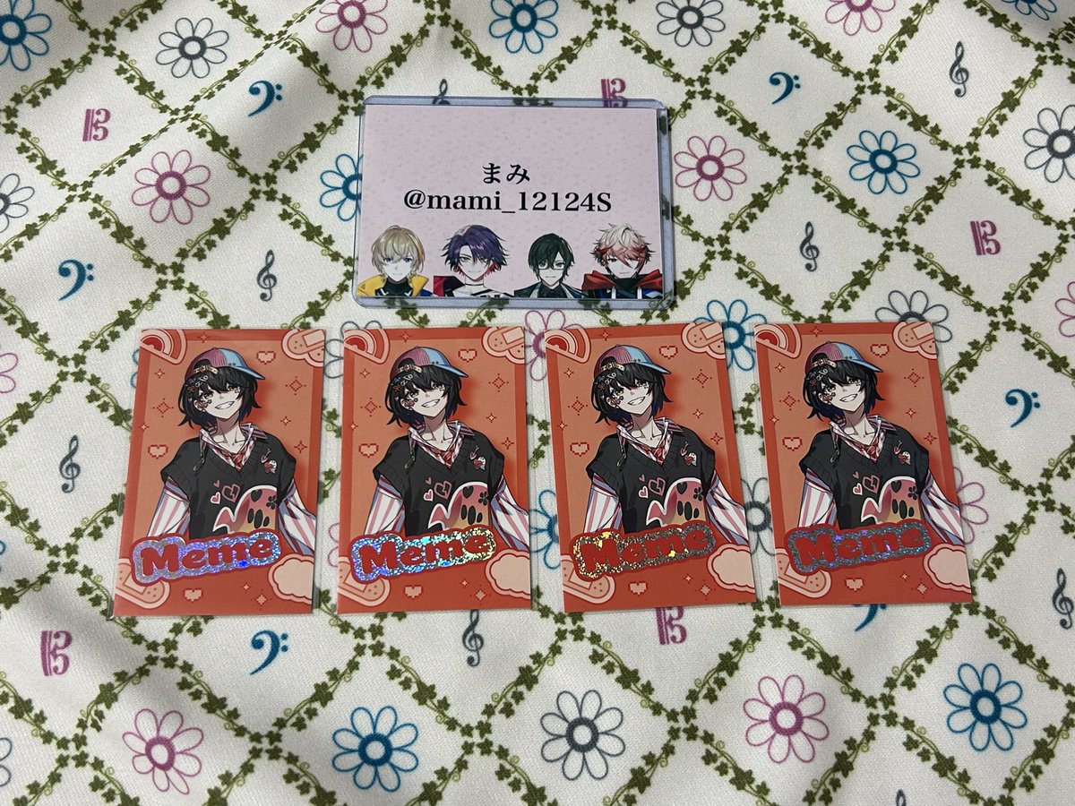 mami_12124S's tweet photo. @nll_yy 初めまして、こんばんは。
検索より失礼します。
当方🧷4点所持しております。
♦️☕️と4：2の交換は可能でしょうか。
難しければ4：1でご検討頂けると幸いです。
よろしくお願いします。 https://t.co/B6M887aMUd