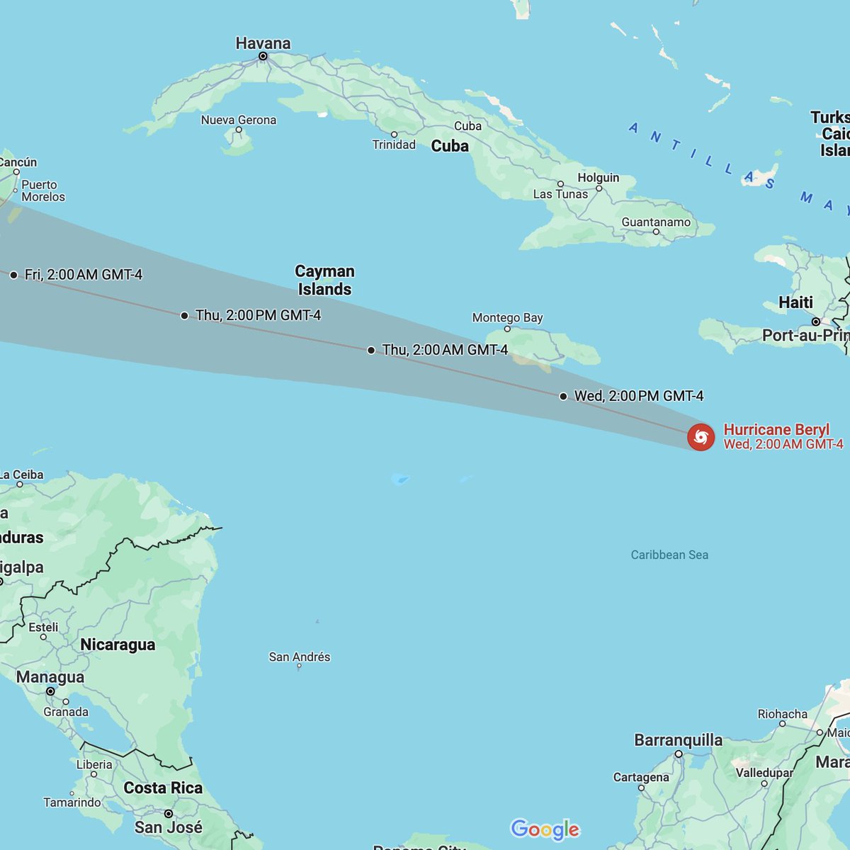 Our thoughts are with the people across the Caribbean as #HurricaneBeryl wreaks havoc. The devastation across the eastern area is absolutely heart-wrenching.

We’re closely monitoring #Beryl and are working around the clock to support our customers in the region.
