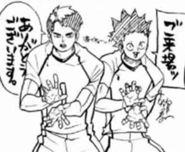honestly if we’re talking about someone that matches each other’s freak, then it’s absolutely ushiten! I really love tendou, I’m so glad he got to meet his soulmate and it’s ushijima, because he def doesn’t deserve less!