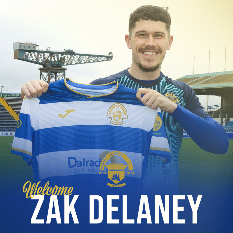 Morton_FC's tweet photo. ✍️ Welcome to Morton, Zak Delaney

Greenock Morton are delighted to announce the signing of defender Zak Delaney on a two-year deal.