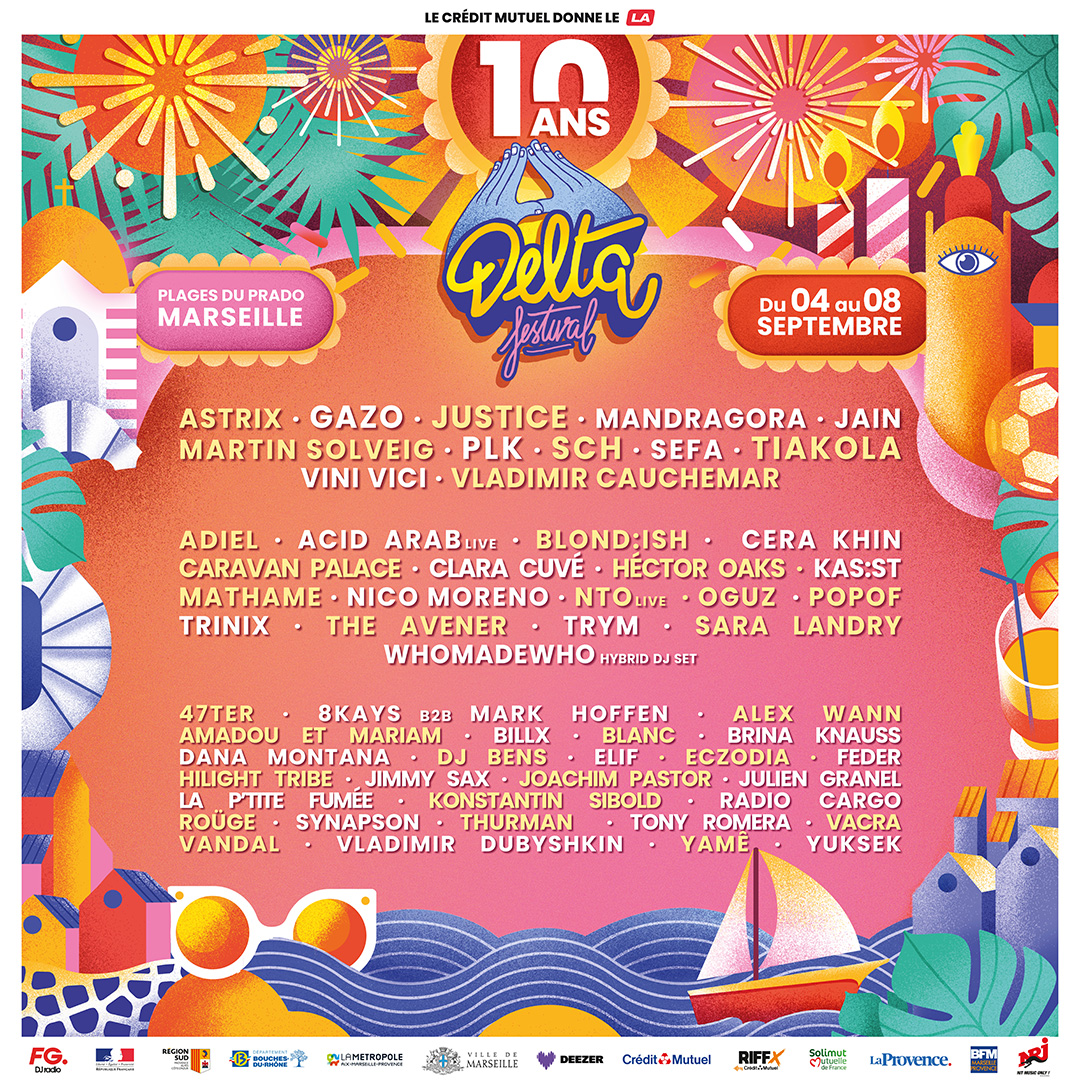 Le CRCDC SUD PACA sera Présent au ☀️ Delta Festival de Marseille ☀️
📅du 4 au 6 septembre.
📌Plages du Prado 13008 Marseille.

Le CRCDC SUD PACA et le Delta Festival vous offrent un
🌟Code PROMO🌟 : DEPISTAGESUDDELTA

Réservez votre place et rejoignez nous ❗