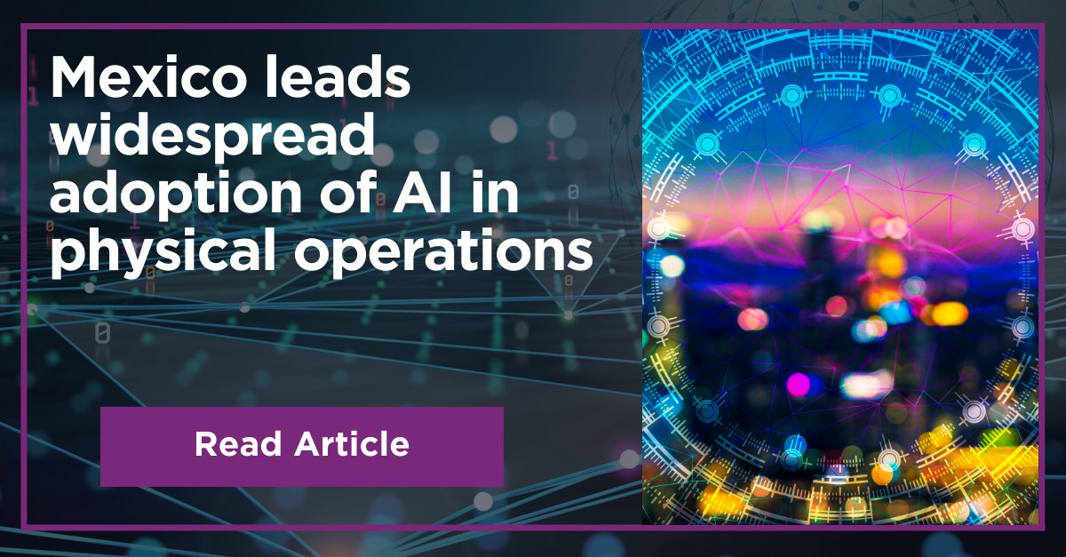 50% of industry leaders in Mexico report widespread AI use within their organizations! <a href="/Samsara/">Samsara</a> has released its latest State of Connected Operations report, highlighting AI's role in enhancing operations.

Full article:
bit.ly/3RPcQSs