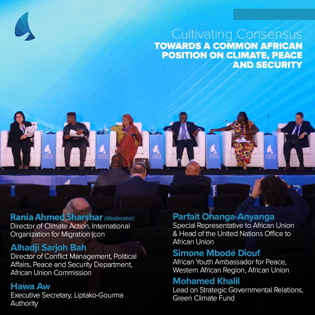This session contributed to the process towards formulating the Common African Position on Climate, Peace and Security, which will advance Africa’s role as a driving force behind a global shift towards a more resilient, sustainable and peaceful future.
🧵 1/7