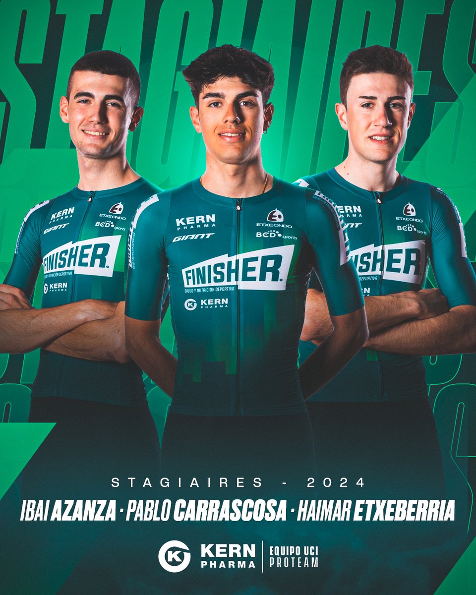 💎 Tres jóvenes talentos del <a href="/EqFinisher/">Equipo Finisher</a> serán stagiaires hasta final de temporada 

🔝 Ibai Azanza, Pablo Carrascosa y Haimar Etxeberria ampliarán su formación entre profesionales