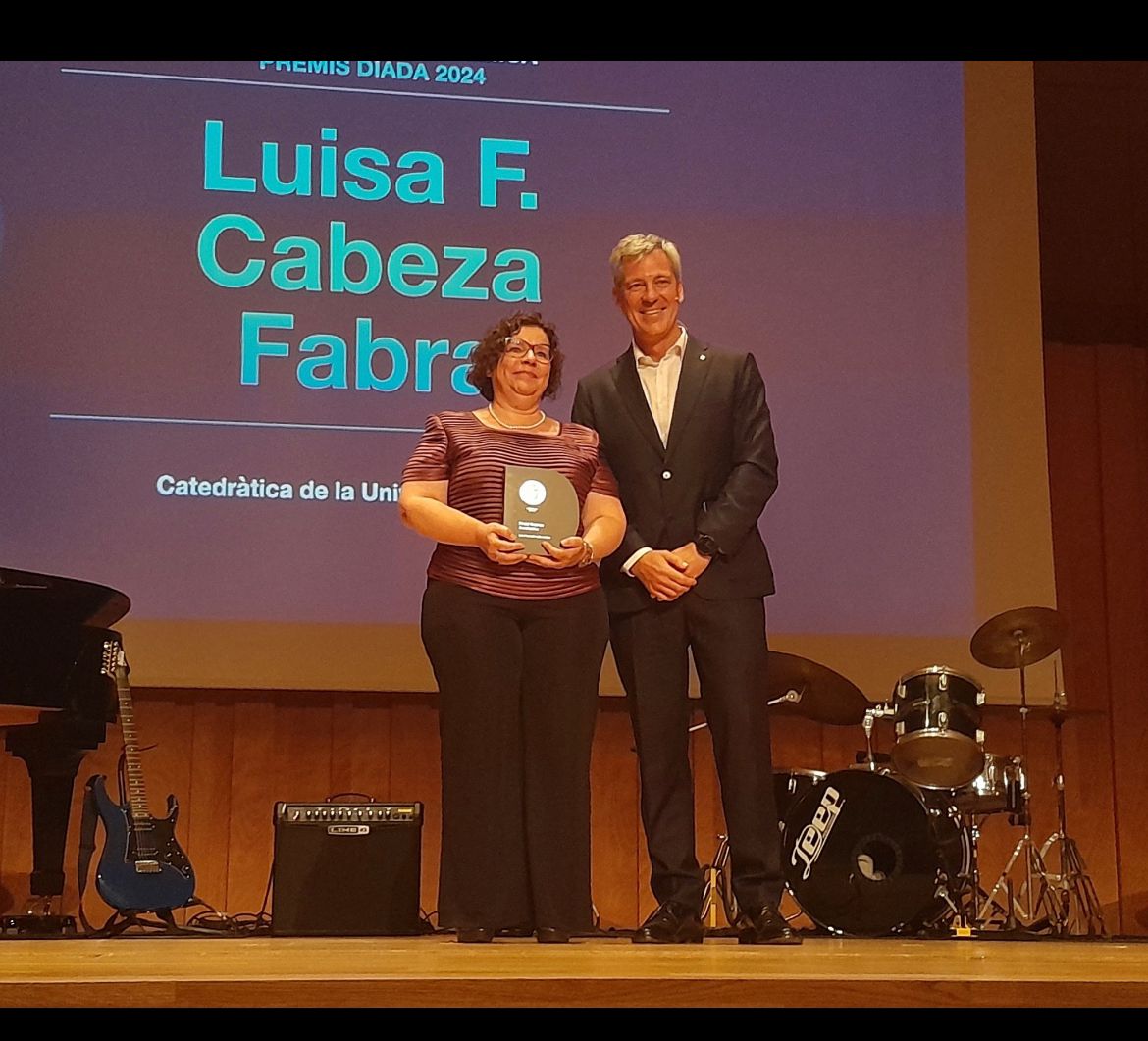 greiaudl's tweet image. Congratulations to @luisafcabeza for receiving the award #PremiCarreraAcad from @Enginyeria to recognize her academic carreer! 
@UdL_info @narmengol @CaixaEnginyers