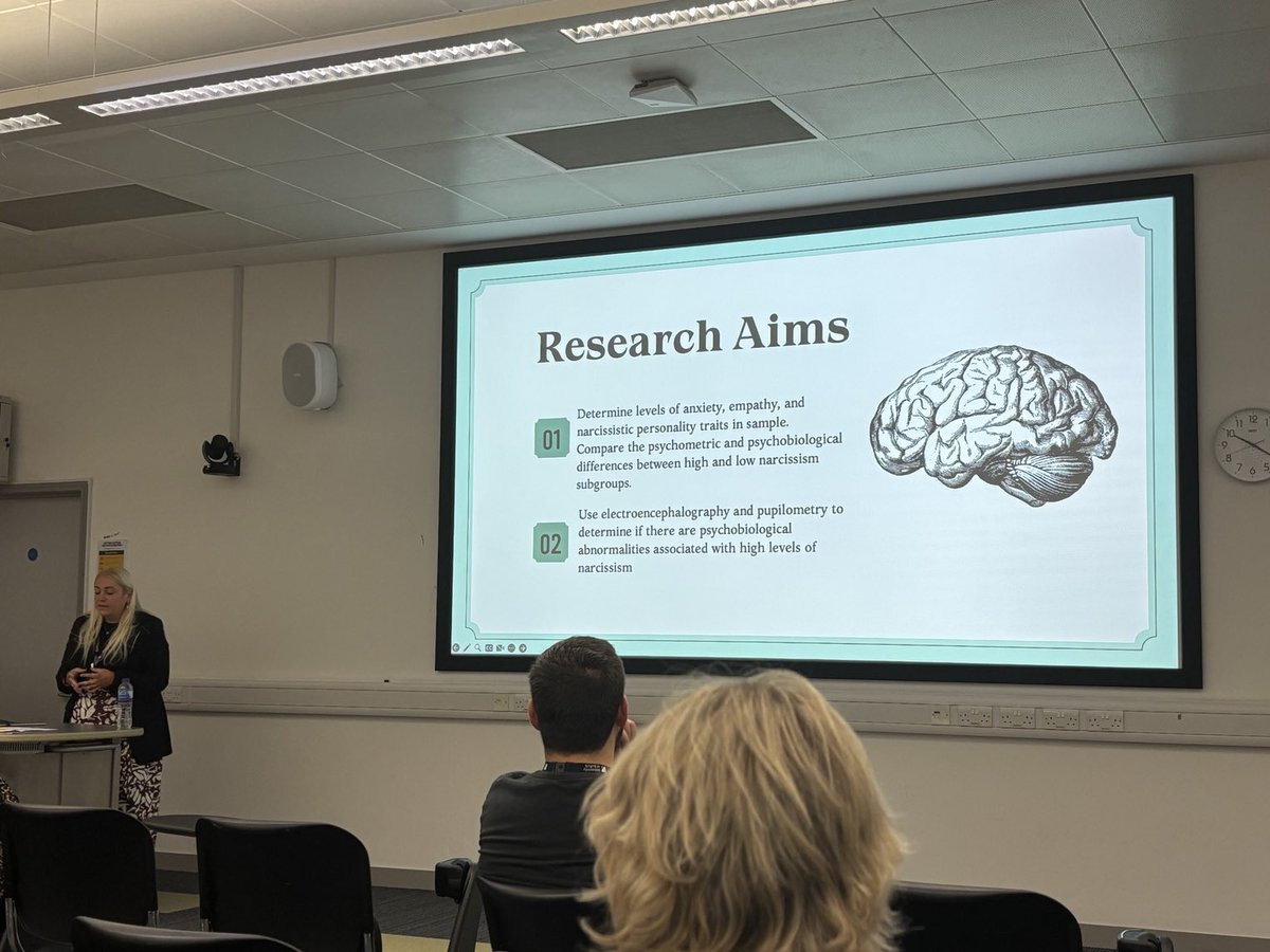 Colin Martin (@colin_r_martin) on Twitter photo Brilliant presentation by my exceptional PhD student โฆ@TheNarcPhDโฉ at the โฆ<a href="/UoSResearch/">UoS Research</a>โฉ research colloquium this morning. ๐๐๐ Brilliant presentation by my exceptional PhD student โฆ@TheNarcPhDโฉ at the โฆ<a href="/UoSResearch/">UoS Research</a>โฉ research colloquium this morning. ๐๐๐