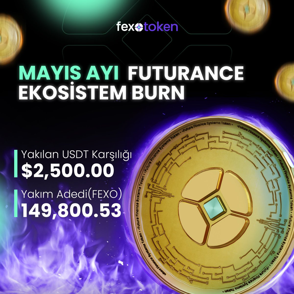 149,800.53  FEXO yakıldı! 🔥💜 #FexoToken
