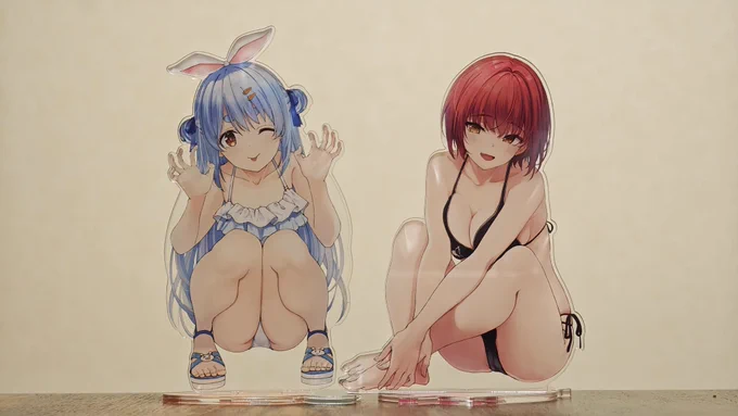 アクスタサンプル届きました!!C104にて頒布予定です! C103にて頒布しましたアクスタも再販しますので是非お手に取っていただきたいです〜!