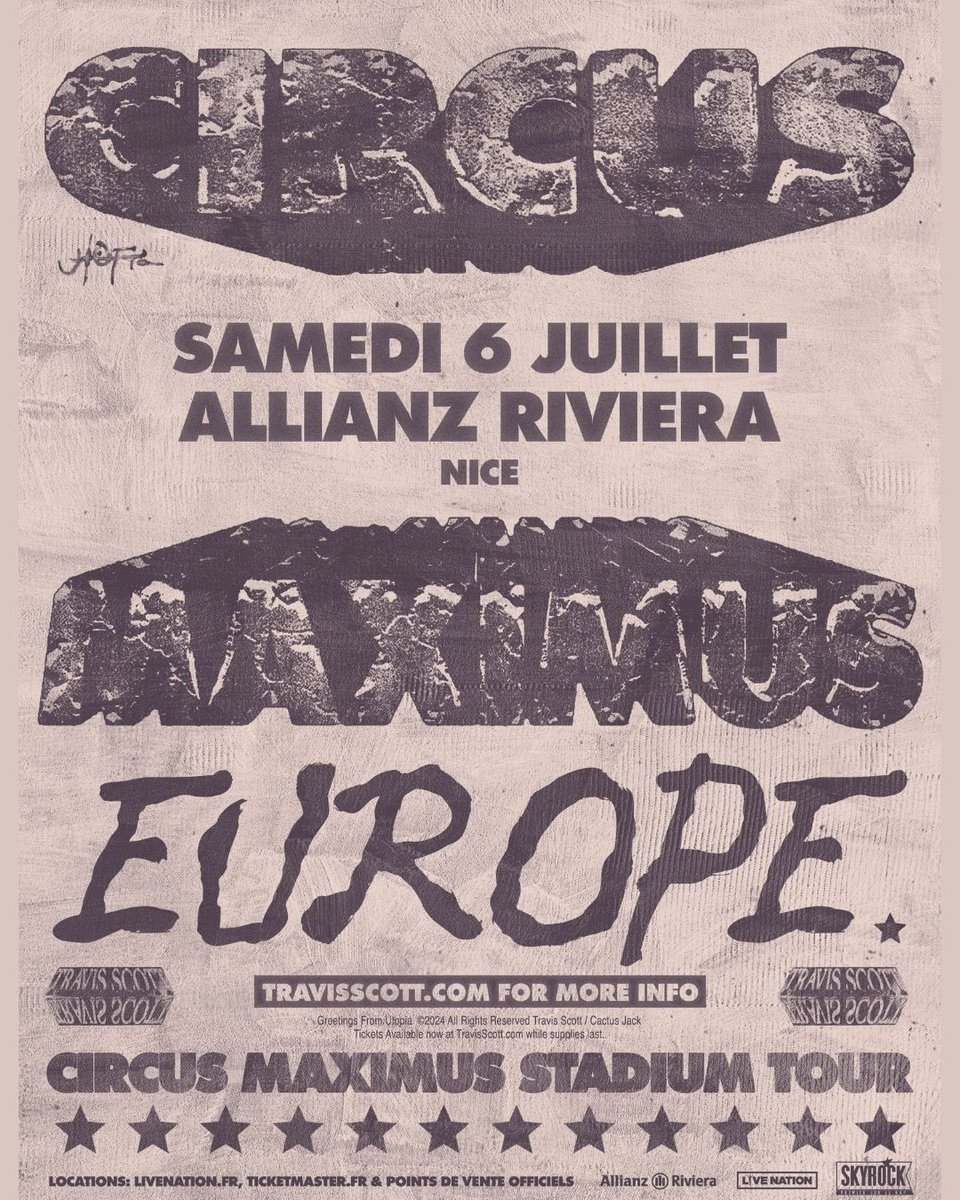 noah_bldj's tweet photo. Dernières Places pour le concert de Travis Scott à Nice disponibles 🔥 

- Pelouse OR Est ✅

DM ouverts 📩

#TravisScott #Nice #Allianzriviera #Cotedazur #concert https://t.co/zKQFnNHNCP