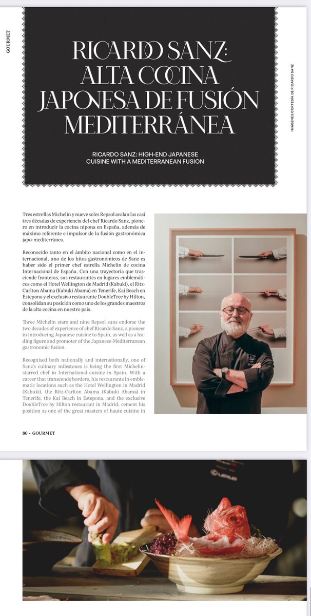 Es un placer formar parte del número 3 del magazine “Look The Luxury”. Aquí os dejamos un pequeño adelanto. #luxurymagazine #michelinstarchef #interview #Gastronomía
