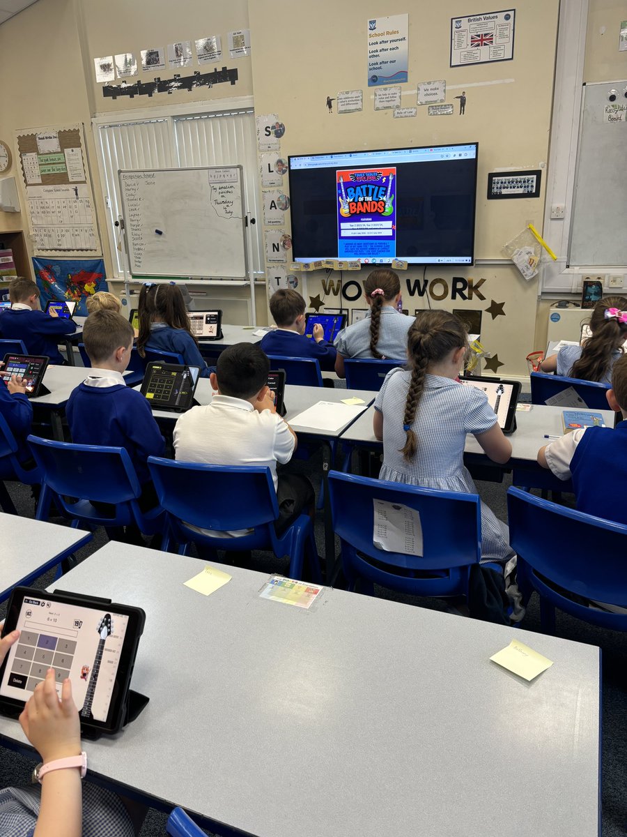 tmcilroyREMAT's tweet photo. The Transition Day @TTRockStars Battle is underway 🎸 

@StGabrielsCofE @RainbowEduMAT https://t.co/8XQOLJ8z93