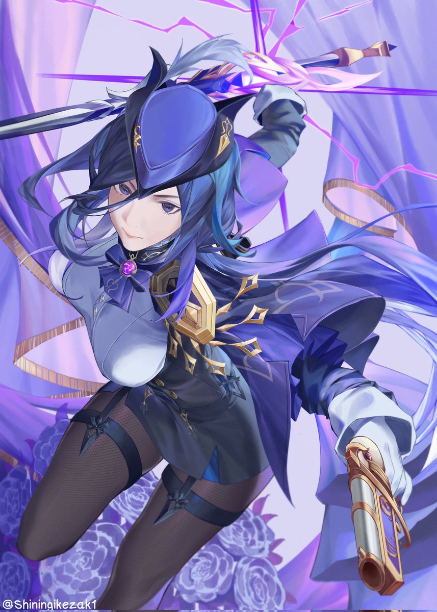 Electro mommies are my type of wamen⚡ Clorinde fanart ✍️
#GenshinImpact #Clorinde