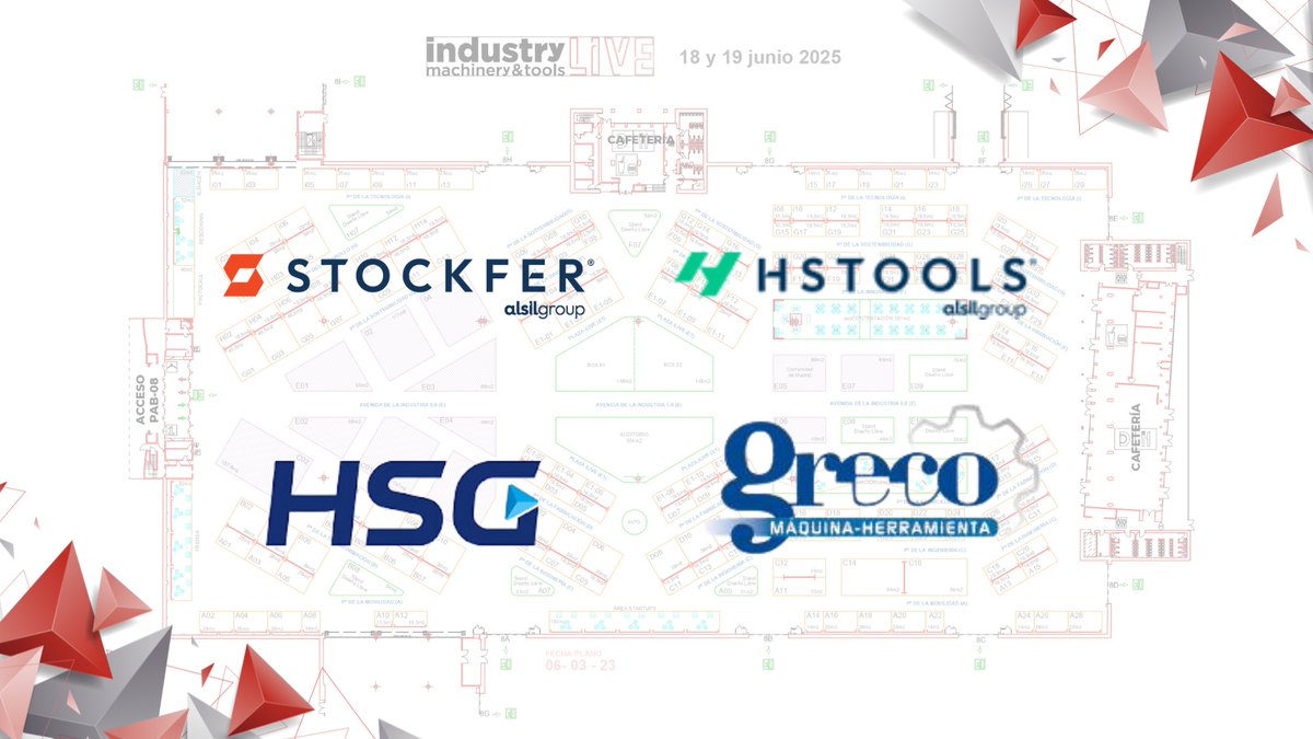 SubconMADRID's tweet image. 🔴#industryLIVE | #Round15 Únete a @IndustryLive_ como expositor. Presenta tus innovaciones y soluciones industriales a profesionales del sector. Conéctate con líderes de la industria como: @hsglaserchina, #STOCKFER, #HSToolsEuropa &amp;amp; #MaquinariaGreco 👉🏼comercial@industrylive.es🏭