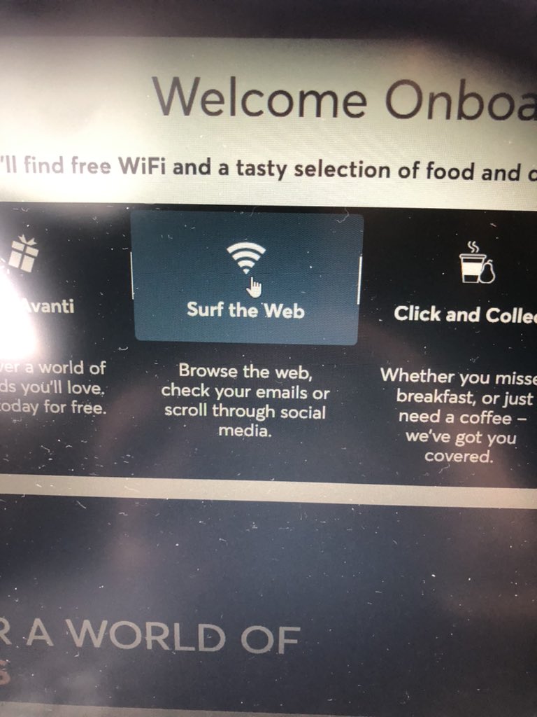 Skazzuk1's tweet photo. Hey @AvantiWestCoast none of the buttons on your welcome on board screen are working. I’m on the Chester to London train https://t.co/KmOCIKzdh3