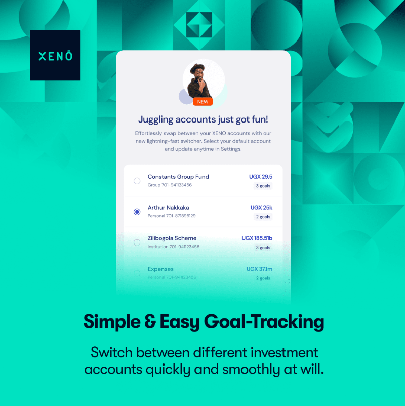 XenoUganda's tweet photo. With all your goals in one place, investing never felt easier 🤩 
Download and enjoy the new upgrades to your XENO Experience 👇 
https://t.co/77gAW5VEGS