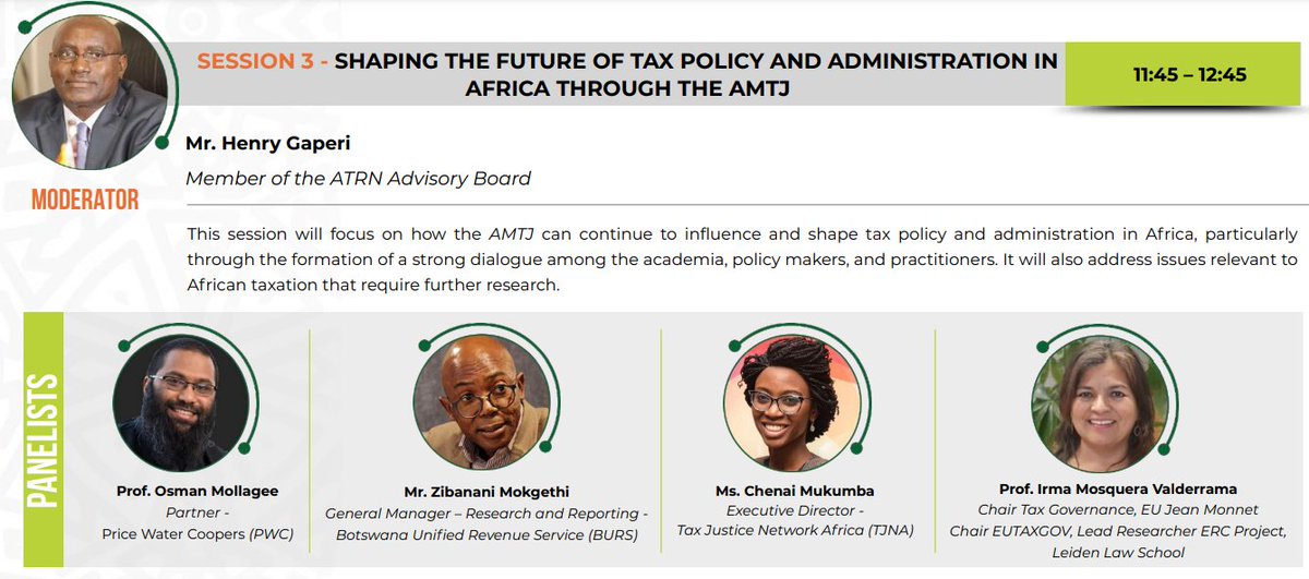 ATAF (@ataftax) on Twitter photo <a href="/PwC/">PwC</a> <a href="/chenaimukumba/">Chenai Mukumba</a> <a href="/TaxJusticeAfric/">Tax Justice Network Africa</a> <a href="/IrmaMosqueraV/">Irma Mosquera Valderrama</a> 1/2 SESSION 3: PANEL DURING LAUNCH OF 4TH VOLUME OF AMTJ
<a href="/omollagee/">Osman Mollagee</a> <a href="/PwC/">PwC</a> <a href="/pwc_za/">PwC South Africa</a> <a href="/chenaimukumba/">Chenai Mukumba</a> <a href="/TaxJusticeAfric/">Tax Justice Network Africa</a> <a href="/IrmaMosqueraV/">Irma Mosquera Valderrama</a> <a href="/eutaxgov/">EUTAXGOV Jean Monnet Chair</a>
#ATAF
#AMTJ <a href="/PwC/">PwC</a> <a href="/chenaimukumba/">Chenai Mukumba</a> <a href="/TaxJusticeAfric/">Tax Justice Network Africa</a> <a href="/IrmaMosqueraV/">Irma Mosquera Valderrama</a> 1/2 SESSION 3: PANEL DURING LAUNCH OF 4TH VOLUME OF AMTJ
<a href="/omollagee/">Osman Mollagee</a> <a href="/PwC/">PwC</a> <a href="/pwc_za/">PwC South Africa</a> <a href="/chenaimukumba/">Chenai Mukumba</a> <a href="/TaxJusticeAfric/">Tax Justice Network Africa</a> <a href="/IrmaMosqueraV/">Irma Mosquera Valderrama</a> <a href="/eutaxgov/">EUTAXGOV Jean Monnet Chair</a>
#ATAF
#AMTJ