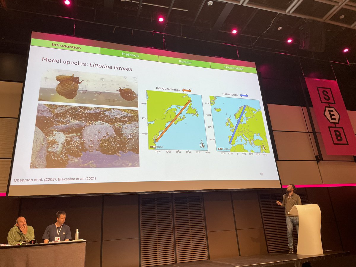 Jeremy de Bonville (@ichthyolojay) on Twitter photo Last talk before lunch in A18: @GGarlasche from @UQAR talks on how marine gastropods exhibit different thermal performance across latitudes and acclimation temperatures. 🐌
<a href="/FishOceansCAN/">Fisheries and Oceans</a> <a href="/SEBiology/">SEB @sebiology.bsky.social</a> #SEB2024 Last talk before lunch in A18: @GGarlasche from @UQAR talks on how marine gastropods exhibit different thermal performance across latitudes and acclimation temperatures. 🐌
<a href="/FishOceansCAN/">Fisheries and Oceans</a> <a href="/SEBiology/">SEB @sebiology.bsky.social</a> #SEB2024