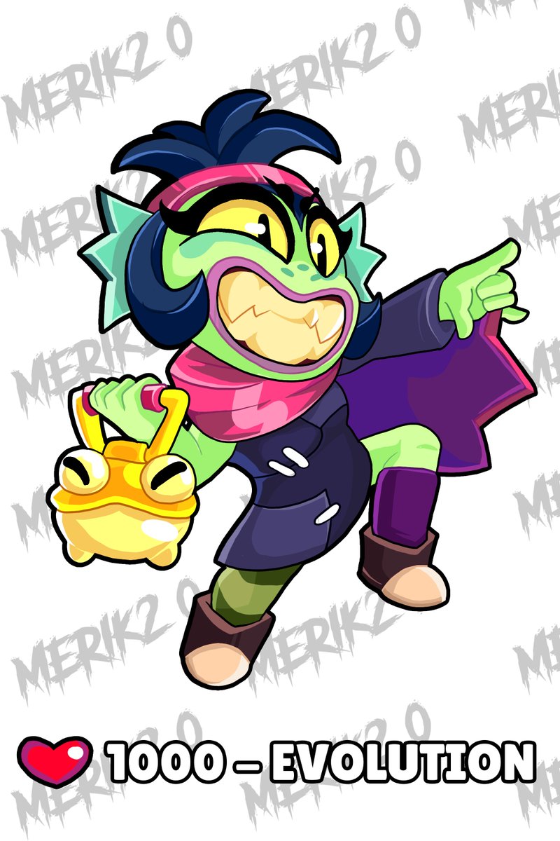 Merik2_0's tweet image. 🐸WILLOW in #SquadBusters Style!
Last time TikTok helped me to reach 500 likes...
❤️New goal - 1000 likes!

#SquadUp #BrawlStars #BrawlStarsArt #BrawlStarsWillow