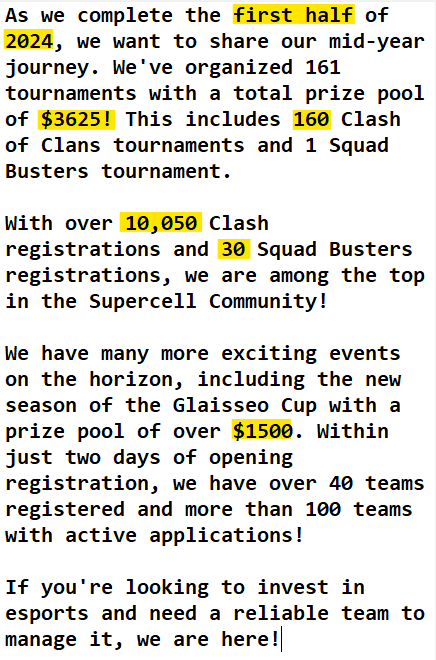 Kasyap Gaming (@kasyap_gaming) on Twitter photo Half-Year Update for <a href="/GringottsLeague/">Gringotts Clash League</a>
#GCL | #Supercell | #ClashEports | #SquadBusters Half-Year Update for <a href="/GringottsLeague/">Gringotts Clash League</a>
#GCL | #Supercell | #ClashEports | #SquadBusters