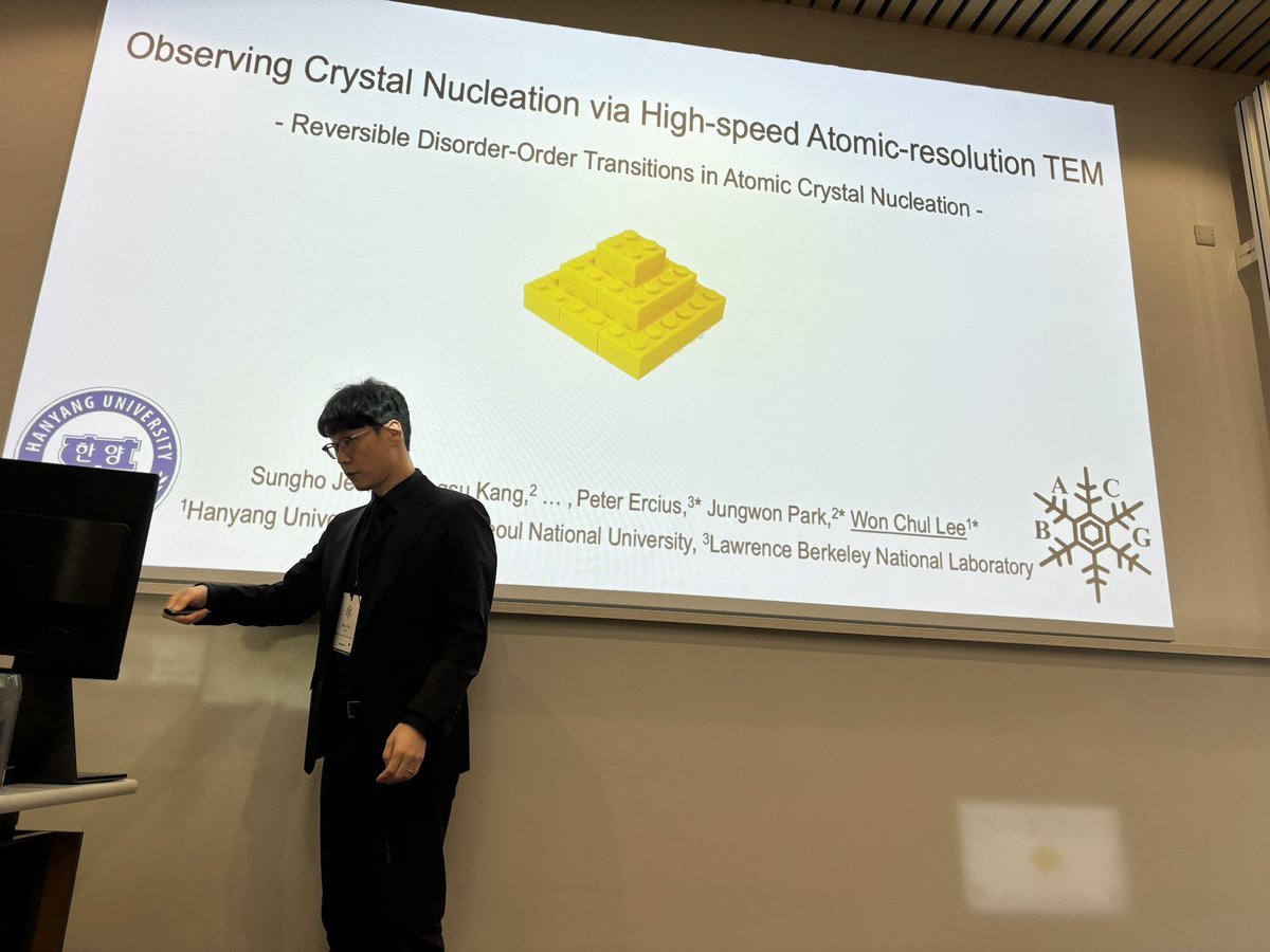 Huaiyu Yang (@yanghuaiyu) on Twitter photo First plenary talk in 3 July Won Chul Lee we can see nucleation now.
<a href="/BACG_/">British Association for Crystal Growth</a> #bacg2024 <a href="/lborouniversity/">Loughborough University</a> <a href="/LboroEng/">Loughborough Engineering</a> First plenary talk in 3 July Won Chul Lee we can see nucleation now.
<a href="/BACG_/">British Association for Crystal Growth</a> #bacg2024 <a href="/lborouniversity/">Loughborough University</a> <a href="/LboroEng/">Loughborough Engineering</a>