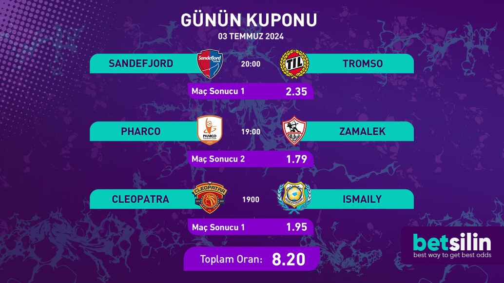 Betsilinden En İyi Oranlar İle Günün Kuponu

📎Günün Kuponuna Bahis Al, Kazanmaya Başla.

👉rebrand.ly/ywi8si9