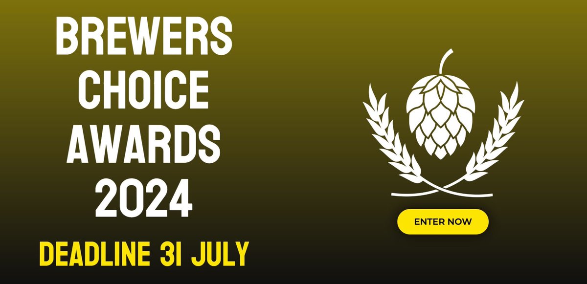 BrewJournal's tweet photo. **** Brewers Choice Awards 2024 ****

Wonderful people from the world of beer! The deadline for the 2024 Brewers Choice Awards is rapidly approaching - 31st July.

You can enter the brewery you work for, or nominate a business or individual that you think deserves recognition. https://t.co/AlNlAtCLgD