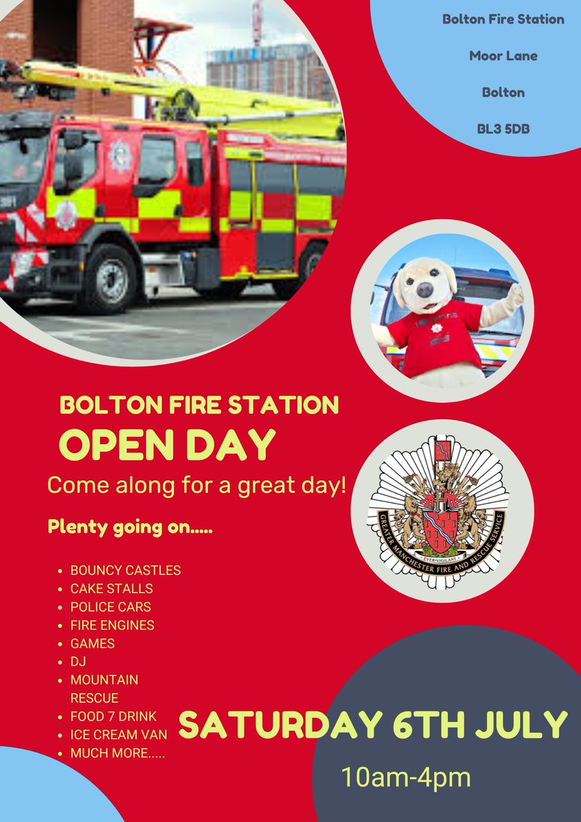 BoltonIAM (@boltoniam) on Twitter photo It's Bolton Fire station, Moor Ln, open day on Saturday 6th July, from 10:00am. We will be there chatting about all things <a href="/IAMRoadSmart/">IAM RoadSmart</a> and the advanced driving course. So, come along and see what it's all about, with lots to see and do, great FREE day out for everyone. It's Bolton Fire station, Moor Ln, open day on Saturday 6th July, from 10:00am. We will be there chatting about all things <a href="/IAMRoadSmart/">IAM RoadSmart</a> and the advanced driving course. So, come along and see what it's all about, with lots to see and do, great FREE day out for everyone.