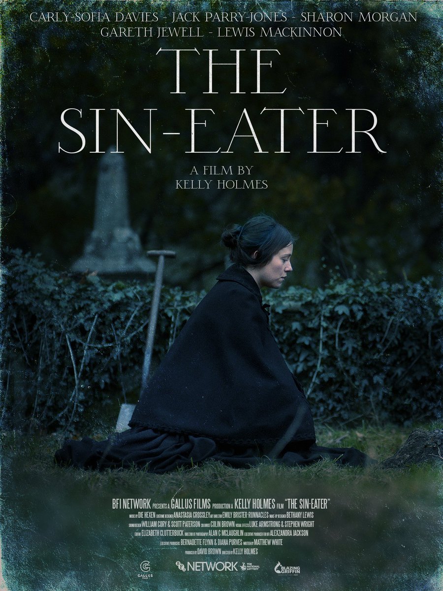 kellydirector's tweet photo. THE SIN-EATER Greenlit backers - we've got posters! Check your email over the next few days for anything that involves images, digital or printed for updates. Designed by @thisisicthings Ian Cudmore, these beautiful posters will be printed as A5 postcards &amp; A3 posters very soon! https://t.co/z2oiprjnSe