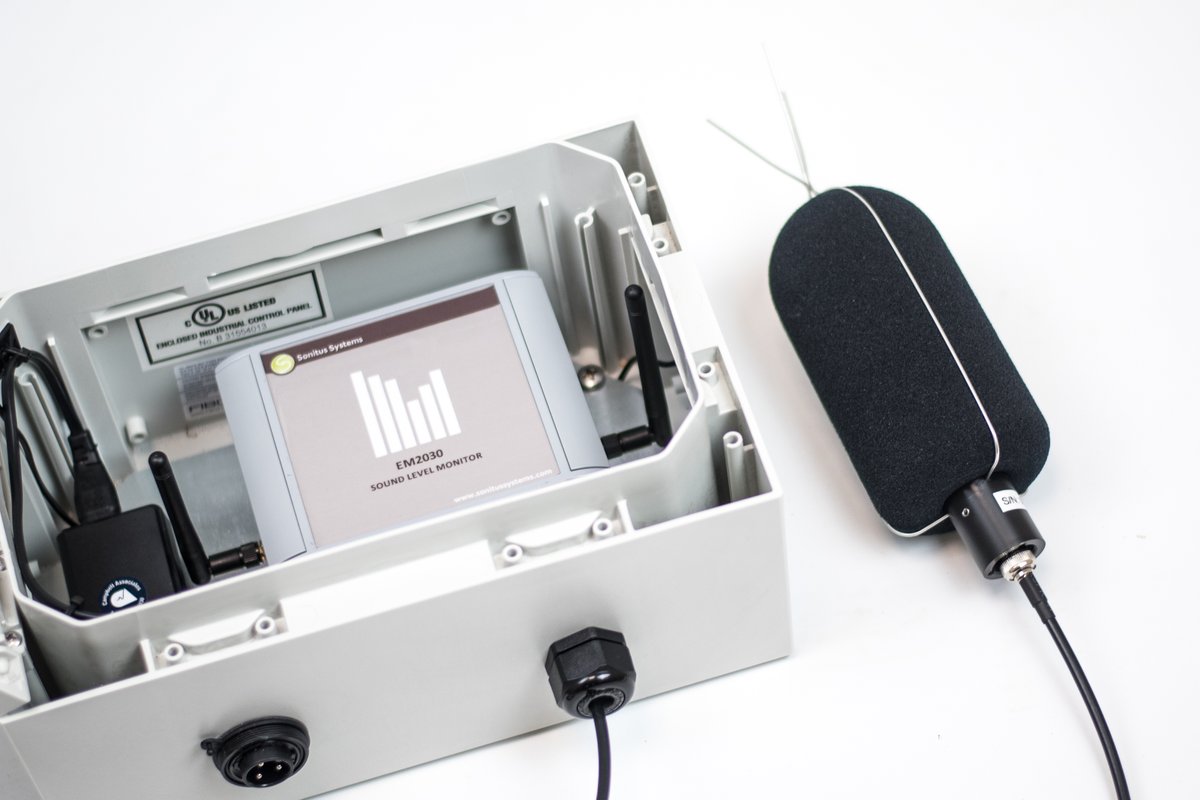 Automated Monitoring made easy by <a href="/sonitussystems/">Sonitus Systems</a> 

3 Reasons Why:

📩 Automated weekly, monthly reports direct to your inbox

🤖 AI technology to automatically identify noise breaches

🔊 Ideal for remote monitoring projects - short or long-term