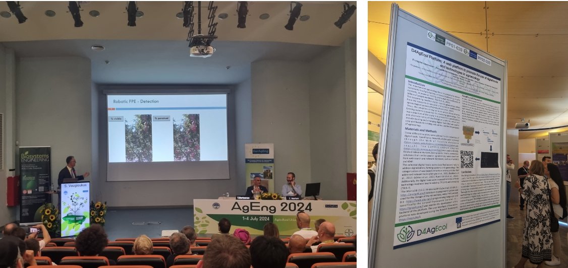 <a href="/D4AgEcol/">D4AgEcol</a> has strong presence at AgEng conference in Athens, where discussions on technological developments in the agricultural sector took place while the conference is followed by the <a href="/D4AgEcol/">D4AgEcol</a> GA meeting.
What is your opinion about technology and agriculture?